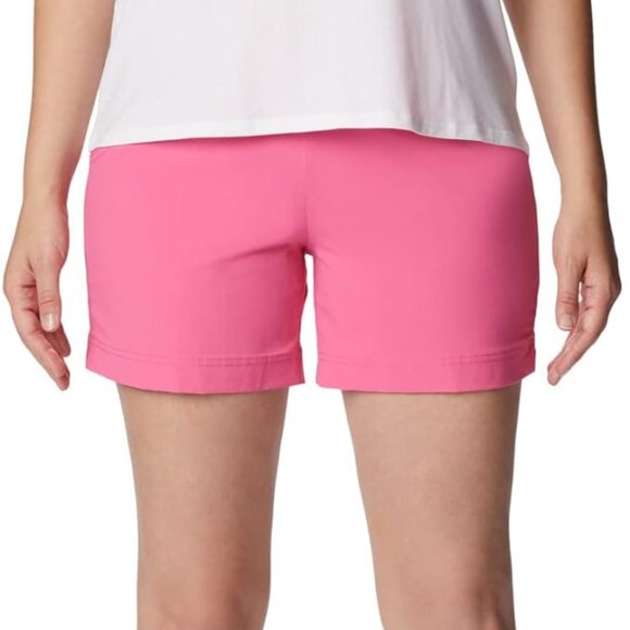 Columbia Women's Anytime Casual 7" Inseam Short, Wild Geranium, S New w/ Tags! - Picture 3 of 4